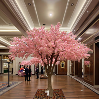China Hersteller Hochzeit Restaurant Dekoration 3m große Kunststoff weiße Blumen bäume Kirschblüten künstlicher Baum