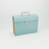 Bolsa de Papel Kraft A4 con Logotipo Personalizado, Impresión Digital, Marca Jin-lan, para Almacenamiento de Documentos de Escritorio
