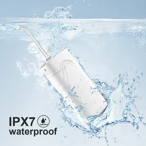 All'ingrosso OEM ODM portatile Travelling IPX7 impermeabile elettrico dentale pulitore a getto d'acqua Flosser irrigatore orale con 4 punte