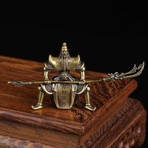 Nouveauté Creative pur cuivre <span class=keywords><strong>Guan</strong></span> <span class=keywords><strong>Yu</strong></span> boutique Kung Fu service à thé cérémonie table thé décoration pour animaux de compagnie - Product Image 4