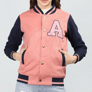 Veste Letterman à séchage rapide Veste Letterman à manches longues Veste Letterman pour femmes de qualité supérieure - Product Image 1