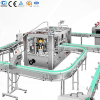 Chaîne de production complète de boissons gazeuses et sodas en bouteilles PET, machine de remplissage isobare 5000 BPH
