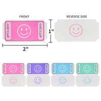 Billets pour petits événements 1"x2" - 1000 pièces par rouleau, étiquettes autocollantes à déchirer pour concerts et conventions, cinéma, parcs d'attractions