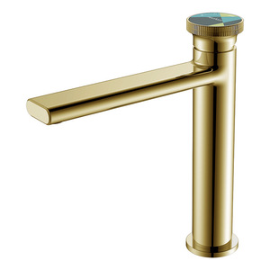 Mélangeur de lavabo BGL avec look époustouflant et qualité supérieure avec robinet à une poignée en finition PVD durable parfait - Product Image 4