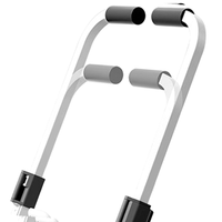 SENTI Escaladora Plegable y Resistente de Hierro y PP, Ajustable, para Uso Doméstico y Comercial, Equipo de Gimnasio y Fitness