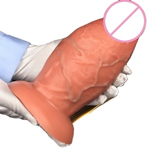 Dildo <span class=keywords><strong>Realistico</strong></span> Super Grande da 10CM in Morbido Silicone Liquido Fallo di Simulazione per Masturbazione Femminile - Product Image 1