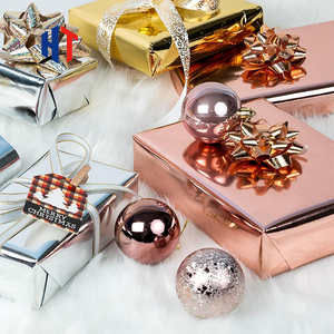 Tùy chỉnh màu sắc quà tặng kim loại giấy gói màu kim loại Pet cán Bìa - Product Image 4