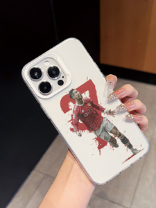 Funda para Teléfono con Diseño de Jugador de Fútbol con el Número <span class=keywords><strong>7</strong></span> Rojo y Blanco para <span class=keywords><strong>iPhone</strong></span> 16/15/14/13/12 Pro Max, Funda Transparente Resistente a Impactos con Impresión Personalizada - Product Image 3