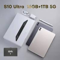 Tablet PC Top Choice S10 Ultra 11 Inci 8000mAh USB-C Dual SIM Layar Kapasitif Wi-Fi Baru Bisnis Profesional Intel