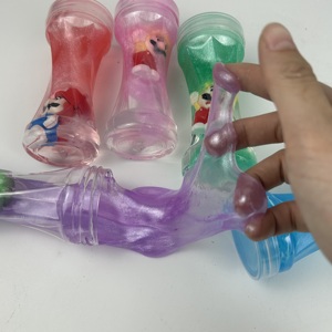 Lot de 6 Slimes Galaxie Anti-Stress Scintillants et Extensibles, Modèle Mario, Kit de Slime Cristallin – Vente Flash - Product Image 6