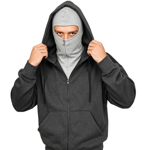 Sudadera con capucha tipo balaclava de alta calidad, gruesa, bordada, informal, para otoño, estilo urbano, con cremallera frontal completa y logotipo personalizado, de corte oversize. - Product Image 4