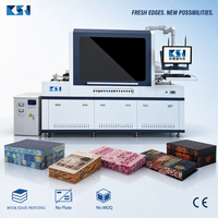 Mesin Pencetak Tepi Buku Digital Otomatis Penuh CSJ-EDGE3000 Printer Inkjet untuk Pemasok Buku Hardcover dengan Tepi Disemprot