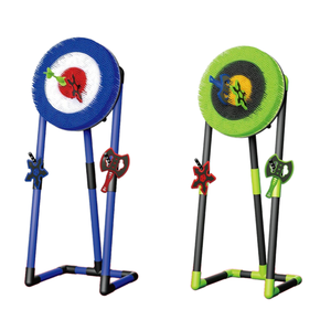 FiveStar Sport Toys Axe <strong>Throwing</strong> Target &amp; Darts Board With 2pcs Stars 2pcs <strong>Axes</strong> Indoor Outdoor Plastic Sport Toy - Product Image 1