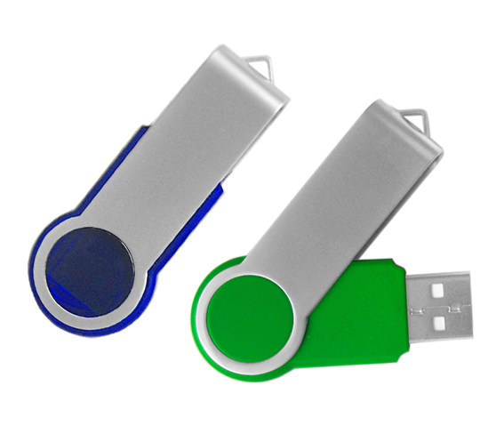 Memory Stick Swivel Metal USB 2.0 Flash Drive 4GB-128GB A-class Chip 3-Year Warranty Fast Data Saving New Custom Colors