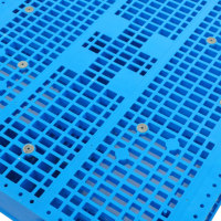 Palette HDPE durable avec 8 barres d'acier plastique de rayonnage dur recyclé pour la vente de rack d'entrepôt industriel