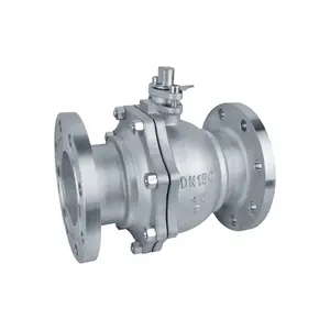 Cast Steel Manual Handle Flange 2PC 3PC Stainless Steel Casting Floating WCB Ball Valve