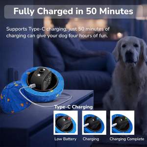 Jouet pour animaux de compagnie automatique, mobile, rotatif, en E-TPU, imperméable, intelligent et interactif, balles pour chiens de taille moyenne et grande - Product Image 4