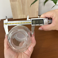 Nuevo Recipiente de Vidrio de 390 ml (13 oz) con Tapa Hermética a Prueba de Fugas, Libre de BPA, para Granos de Café, Postres, Azúcar, Bocadillos, Regalos DIY