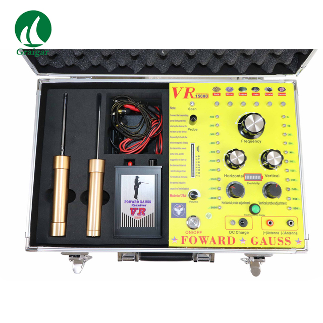 VR-15000 Underground Long Range Metal Detector 5-500m Depth 100-5000m Range Gold Detector Treasure Finder Made Durable Plastic