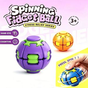 Juguete Antiestrés de Plástico 3D con Luces, Spinner de Dedos con Doble Modo de Presión y Giro - Product Image 1