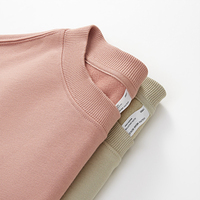Heren winter casual crew neck sweatshirt en shorts set, lichtgewicht oversized trainingspak, 100% katoen