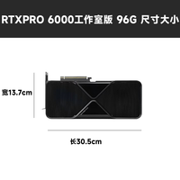 Nouvelle carte graphique RTX PRO 6000 96 Go Max-Q pour station de travail, 300 W TDP, GDDR7, pour l'entraînement IA et les serveurs de rendu 3D (VCNRTXPRO6000MQ-SB)