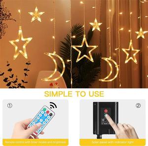 Guirlandes lumineuses de Noël à bulles 124 LED solaires, décorations extérieures étanches IP65, féeriques, 220V - Product Image 6