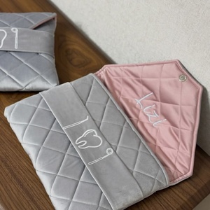 Housse d'ordinateur portable en velours portable matelassée, étui de protection rembourré pour ordinateur portable, housse souple pour femme, bureau et voyage - Product Image 1