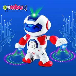 Robot éducatif de dessin animé avec projecteur, musique de danse et histoires – Kit intelligent à châssis en plastique, fonctionnant sur piles - Product Image 2