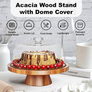 Supporto <span class=keywords><strong>per</strong></span> piedistallo <span class=keywords><strong>in</strong></span> <span class=keywords><strong>legno</strong></span> di Acacia <span class=keywords><strong>per</strong></span> tavola multiuso - Product Image 5