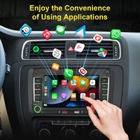Autoradio stéréo sans fil Android CarPlay Autoradio pour VW Volkswagen Seat Golf Passat Jetta Beetle Tiguan Touran