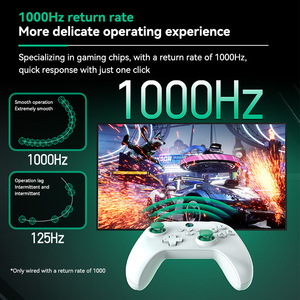 Z03 Wireless <span class=keywords><strong>Game</strong></span> <span class=keywords><strong>Controller</strong></span> 800Hz Return Rate <span class=keywords><strong>3</strong></span> Mode FPS Gamepad untuk Switch PS3 PS4 <span class=keywords><strong>Android</strong></span> <span class=keywords><strong>IOS</strong></span> Dengan Hall Trigger Micro Motion - Product Image 6