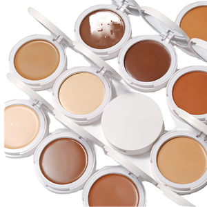 Natural Mineral Concealer 3-Color Matte Foundation Loose Powder <b>Face</b> Makeup Oil Control Setting Whitening Cream - Product Image 4