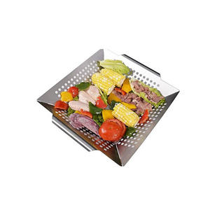 Panier à barbecue en acier inoxydable, four à steak, panier à rôtir pour légumes, barbecue pour la cuisine de camping - Product Image 5
