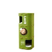 Tour pour chat moderne en feutre, multi-niveaux, gain de place, arbre à chat, condo, griffoir, maison de jeu intérieure de luxe pour animaux de compagnie, mobilier pour chat