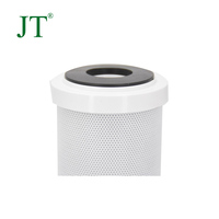 Cartouche de filtre à eau en bloc de charbon actif CTO de 10 pouces hautement efficace pour éliminer le fluorure