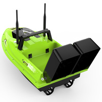 Nouveau bateau à appâts RC haute vitesse V600 500M avec double batterie, 12 heures d'autonomie, grands bacs de 3 kg, pour la pêche à la carpe en filet.