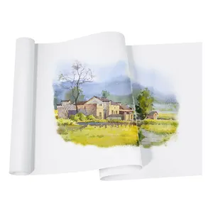 SINOART Cuộn Giấy Vẽ Trắng 80gsm Cuộn Giấy Vẽ Chuyên Nghiệp Cho Trẻ Em