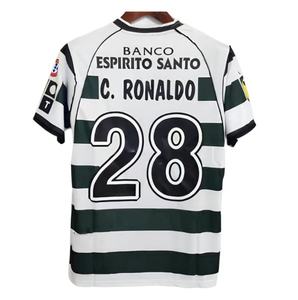 Maglia da Calcio Retrò CW all'Ingrosso, Versione Tifoso Ronaldo, Qualità Thailandese, Maglia da Calcio Casa e Trasferta - Product Image 4