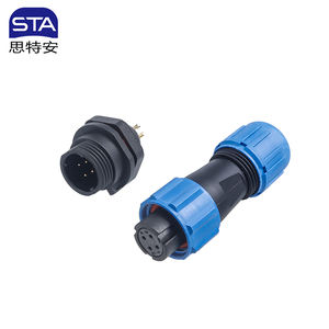 SP1110航空插头公母直配合电缆连接器面板安装插座2 3 4 5针 - Product Image 6