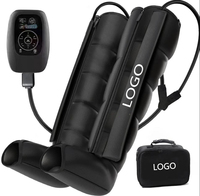 Nouvelles bottes de massage à compression d'air 2026 avec 6 airbags, professionnelles, séquentielles, 6 modes, contrôle de la minuterie, pour une circulation complète des pieds et des jambes