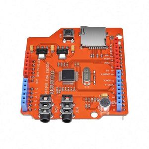 Module de développement VS1053B MP3 Player Shield Board VS1053 avec fente pour carte TF pour Arduino R3, pour enregistrement et décodage audio stéréo - Product Image 1