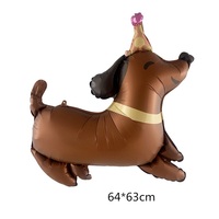 FUXIN Jungle Theme Kinder Geburtstags feier Luftballons Tier folie Ballon Set Hamster Cat Bunny Deer für Cat Bunny Deer