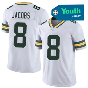 Camisas de Futebol Americano Juvenil Green Bay por Atacado 10 Love 1 Micah Parsons 8Jacobs Camisas de Futebol Americano Bordadas - Product Image 4