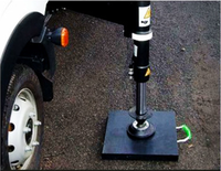 Plaques de stabilisation UHMWPE pour grue de camions de pompiers et de services publics
