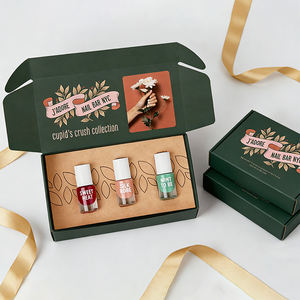 Nail Polish Packaging <b>Box</b> Eco-Friendly Corrugated Paper <b>Box</b> with Embossing High-End Customizable Color Size and Pattern - Product Image 3