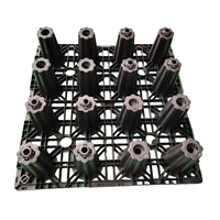 Système de réservoir d'atténuation modulaire à coupe personnalisée PP pour la collecte des eaux de pluie, injection plastique pour le drainage routier des véhicules de stationnement