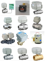 Vanne à boisseau sphérique électrique proportionnelle 4-20mA 0-5V/0-10V pour l'eau, en acier inoxydable, taille de raccord 1/2 pouce, pour machines à laver
