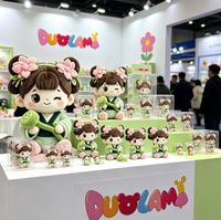 Peluche personnalisée Fille à Fleurs, Jouet en Peluche Doux, Poupée Personnage Rembourrée pour Décoration de Bureau à Domicile, Cadeau pour Enfants, Peluche Fille à Fleurs