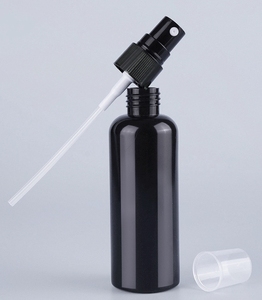 Venta al por mayor 30ML 100ML Botellas de spray de plástico negro Hombres Pulverizador Loción de perfume vacía Envases cosméticos 10ml 20ml 50ml 60ml - Product Image 6